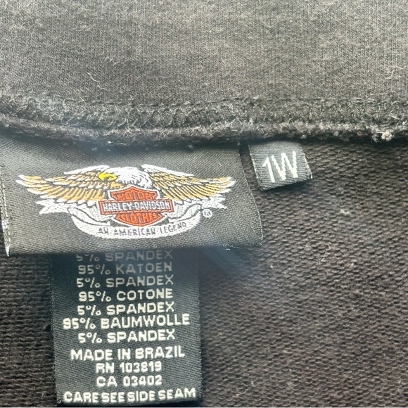 Womens Harley-Davidson Wide Leg Pants – Size 1X - Picture 4 of 6